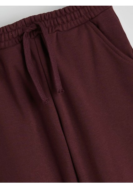 Lcw Kids Bej Bisiklet Yaka Çizgili Erkek Çocuk Sweatshirt ve Eşofman Alt 2'li