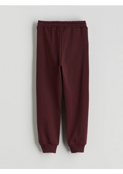 Lcw Kids Bej Bisiklet Yaka Çizgili Erkek Çocuk Sweatshirt ve Eşofman Alt 2'li