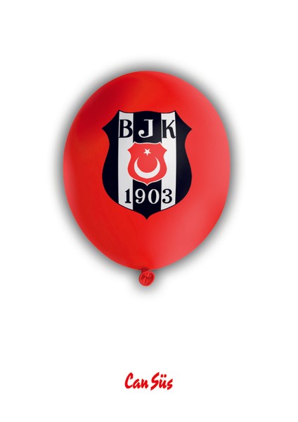 Bjk Baskılı Balon 5'li modelleri