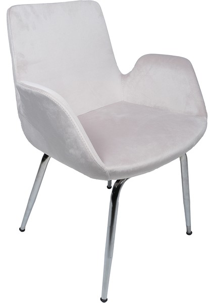 Krom Metal Sabit Ayaklı | Mutfak ve Salon Uyumlu, Ofis, Çocuk Odası Çalışma Sandalyesi Baby Face Maki Kollu fiyatları