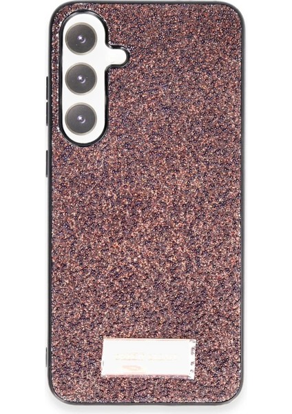 Samsung Galaxy S24 Bright Simli Kapak - Derin Mor