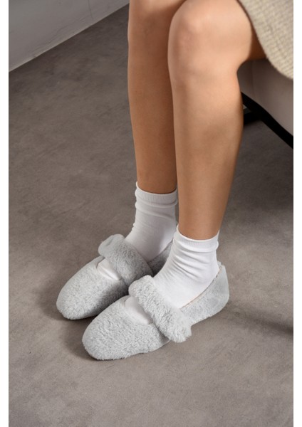 Ultra Yumuşak Peluş Kadın Ev Babeti Ses Yapmaz Hafif Taban Panduf modelleri