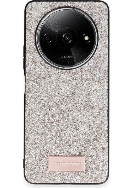 Xiaomi Redmi A3 4g Bright Simli Kapak - Gold