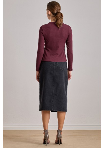 Dar Kesim Bordo Kaşkorse Bluz fiyatları