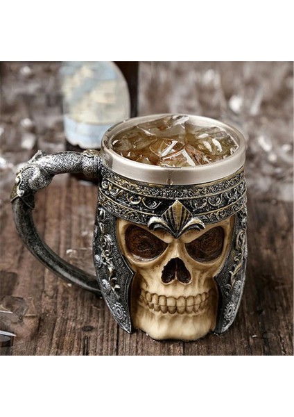 3D Kuru Kafa Tasarımlı Şık Kupa Bardak