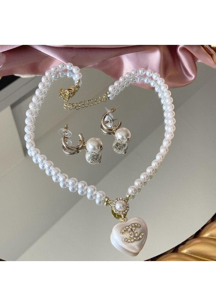 Kalp Incili Princess Gold Çelik Set fırsatları