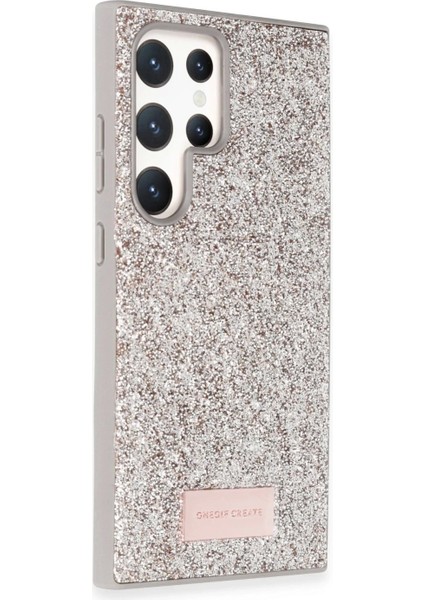 Samsung Galaxy S23 Ultra Bright Simli Kapak - Gold fiyatları