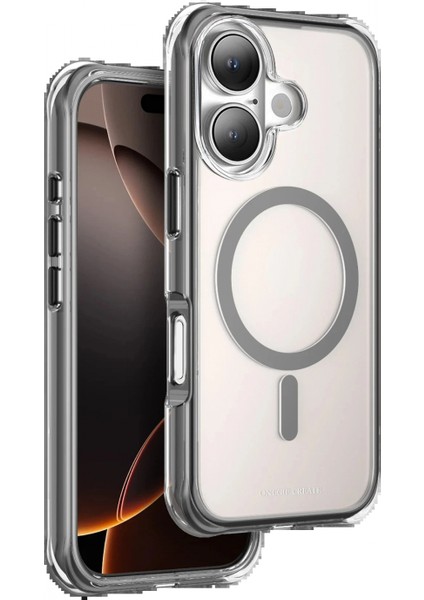 Apple iPhone 16 Hulk Magsafe Kapak - Siyah