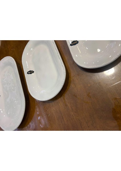 Mılano 3'lü Kayık Tabak 33-26-20CM indirimleri