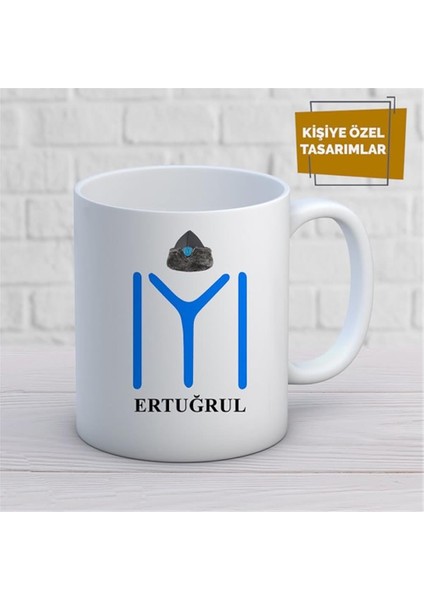 Kişiye Özel Isim Yazılabilir Kayı Boyu Kupa Bardak