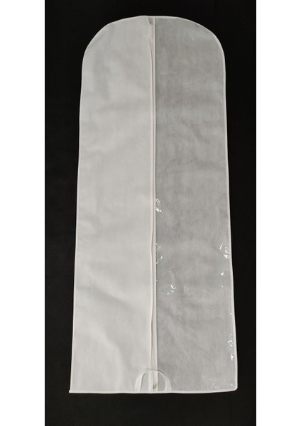 Şeffaf Kumaş Elbise Koruyucu Kılıf, Uzun Boy Taşıyıcı, 64X160 Boy, Beyaz fiyatları