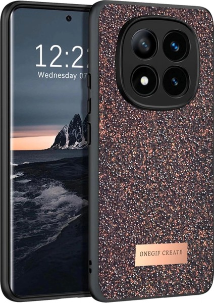 Xiaomi Redmi Note 14 Pro 4g Bright Simli Kapak - Derin Mor