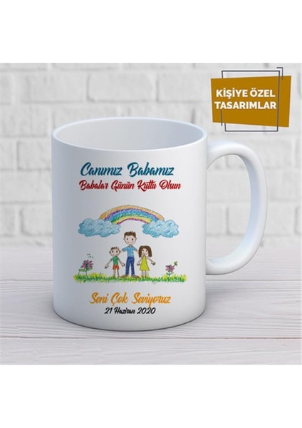 Kişiye Özel Isim Yazılabilir Canım Babamız Babalar Günün Kutlu Olsun Kupa Bardak