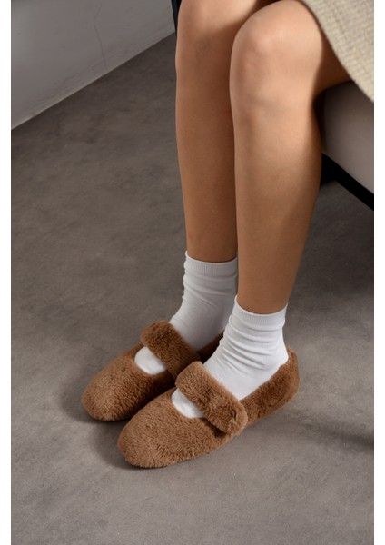 Ultra Yumuşak Peluş Kadın Ev Babeti Ses Yapmaz Hafif Taban Panduf modelleri