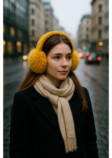 Katlanabilir Peluş Kulaklık – Yumuşak, Sıcacık & Şık Tasarım