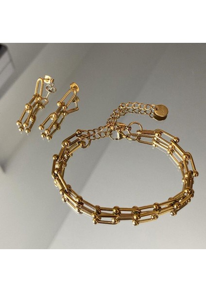 Trend Bileklik Küpe Çelik Set fiyatları