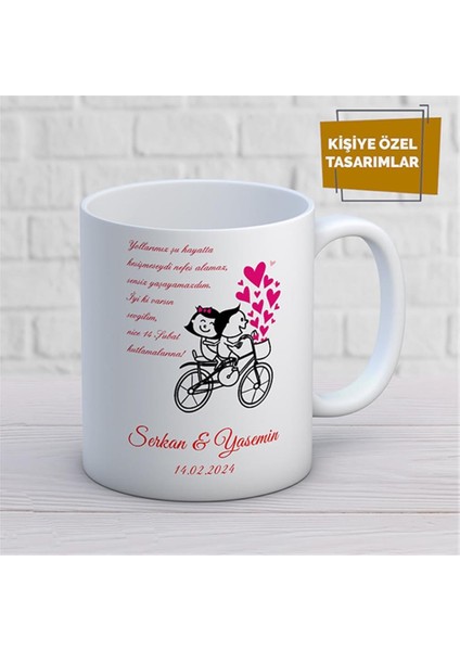 Kişiye Özel Isim Yazılabilir Iyi Ki Varsın Sevgilim Kupa Bardak