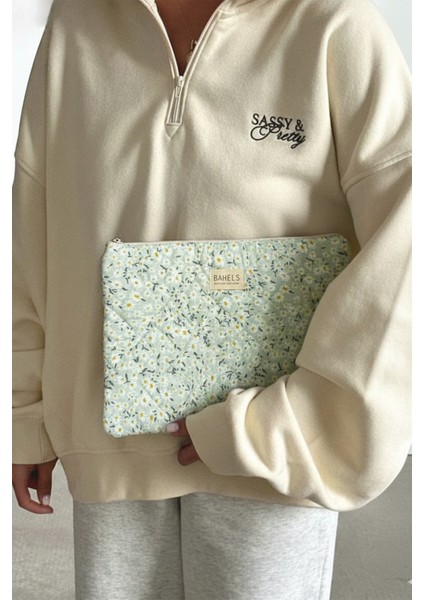 Mint Papatya Portföy Çanta