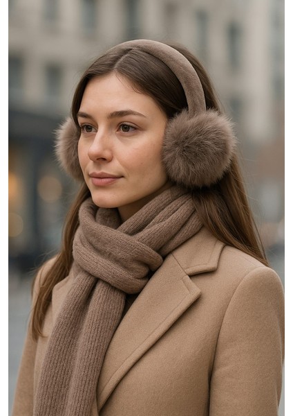 Katlanabilir Peluş Kulaklık – Yumuşak, Sıcacık & Şık Tasarım