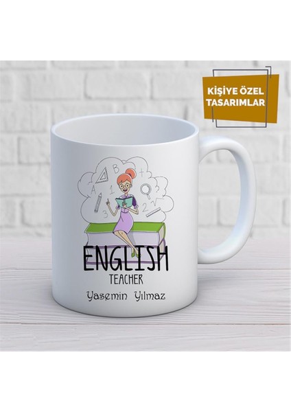 Kişiye Özel Isim Yazılabilir English Teacher Kupa Bardak