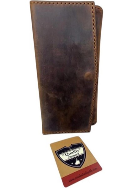 Taba El Yapımı Hakiki Crazy Deri Telefon Bölmeli Cüzdan modelleri