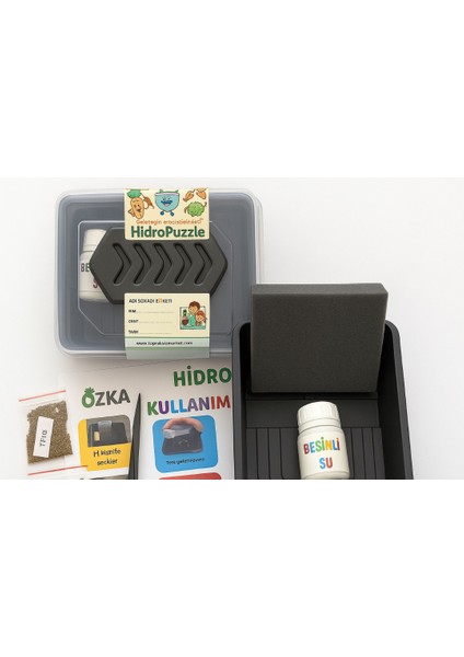 Hidropuzzle – Çocuklar Için Topraksız Çimlendirme Seti | Eğitici Mini Sera Kiti modelleri