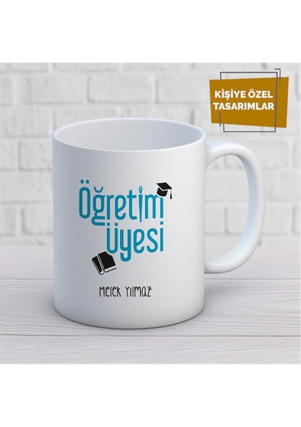 Kişiye Özel Isim Yazılabilir Öğretim Üyesi Kupa Bardak