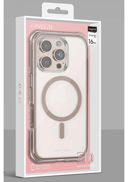 Apple iPhone 16 Pro Max Hulk Magsafe Kapak - Titan Gri indirimleri