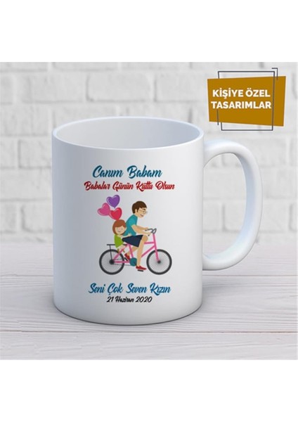 Kişiye Özel Isim Yazılabilir Canım Babam Babalar Günün Kutlu Olsun Kupa Bardak