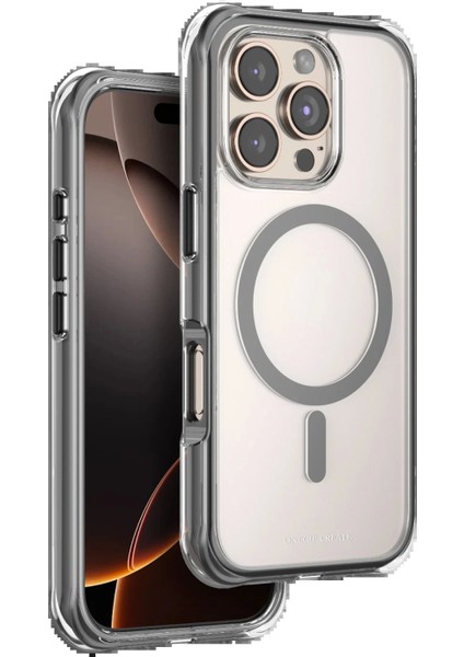 Apple iPhone 16 Pro Max Hulk Magsafe Kapak - Siyah