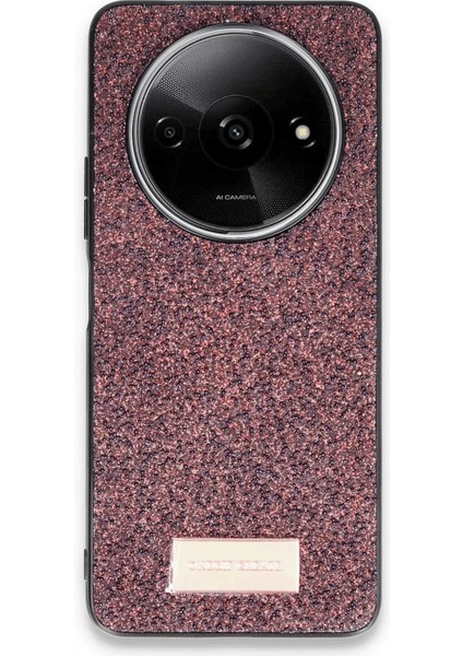 Xiaomi Redmi A3 4g Bright Simli Kapak - Derin Mor