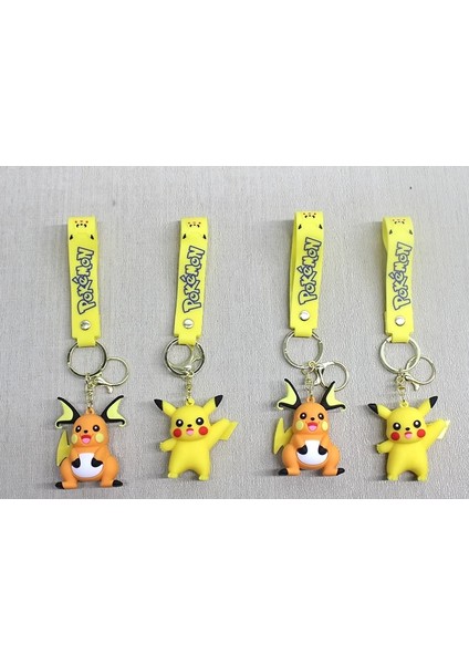 Pikachu Silikon Anahtarlık ALK4252