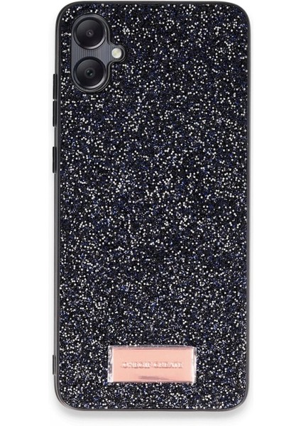 Samsung Galaxy A05 Bright Simli Kapak - Siyah