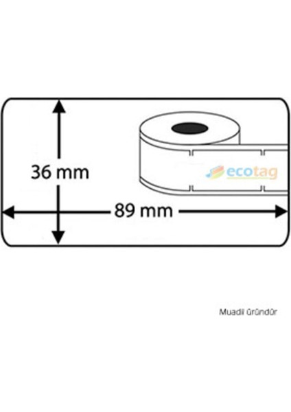Dymo Lw Etiket Muadili Adres Etiketi Orta 89 mm x 36 mm 520 Adet fiyatları