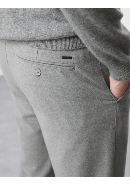 Straight Leg Pamuklu Pantolon