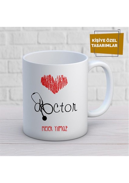 Kişiye Özel Isim Yazılabilir Doctor Kupa Bardak