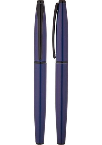 Kişiye Özel Metal Tükenmez Roller Kalem Lacivert
