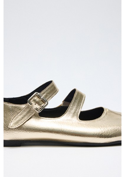 Babet 2525 - Parmak Arası Çift Bantlı Gold Kadın Babet fırsatları