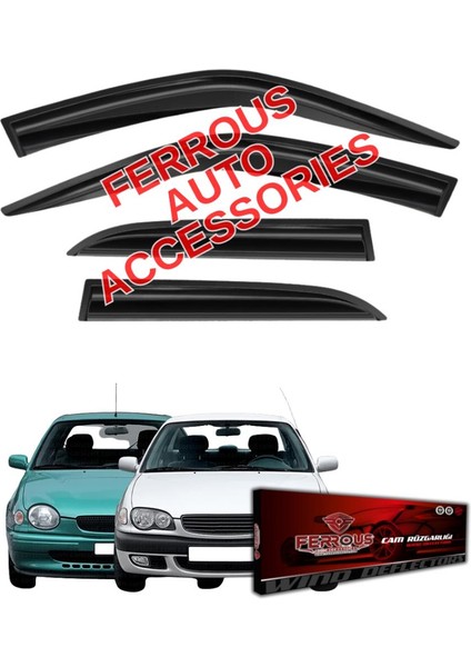 Toyota Corolla Ferrous Cam Rüzgarlığı 4lü 1999 2001