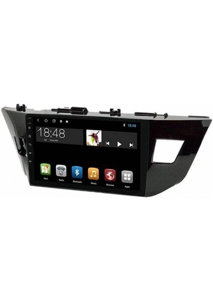 MYG-464 Serisi Toyota Corolla 2013-2015 Model Uyumlu 4gb Ram 64GB Hafıza QLED Carplay Android Auto Destekli Multimedya Oem Navigasyonlu Teyp