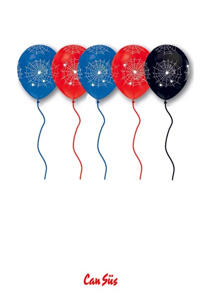 Örümcek Adam Baskılı Balon