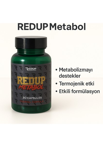 Redup Metabol 30 Kapsül | Termojenik Metabolizma Desteği