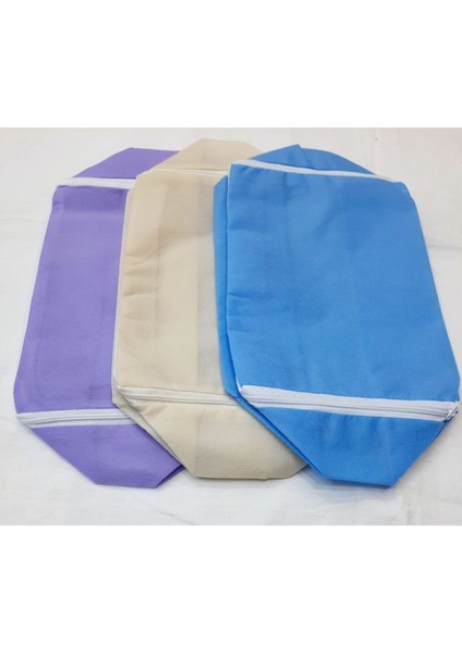 Renkli Çok Renkli Yumuşak ve Rahat Çoklu Set, 3'lü, 28X14X20, Konforlu ve Şık