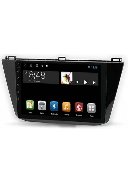 MYG-464 Serisi Volkswagen Tiguan 2016-2019 Model Uyumlu 4gb Ram 64GB Hafıza QLED Carplay Android Auto Destekli Multimedya Oem Navigasyonlu Teyp