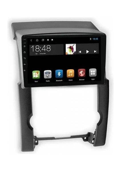 MYG-8128 Serisi Kia Sorento 2009-2012 Model Uyumlu 8gb Ram 128GB Hafıza QLED Carplay Android Auto Destekli Multimedya Oem Navigasyonlu Teyp