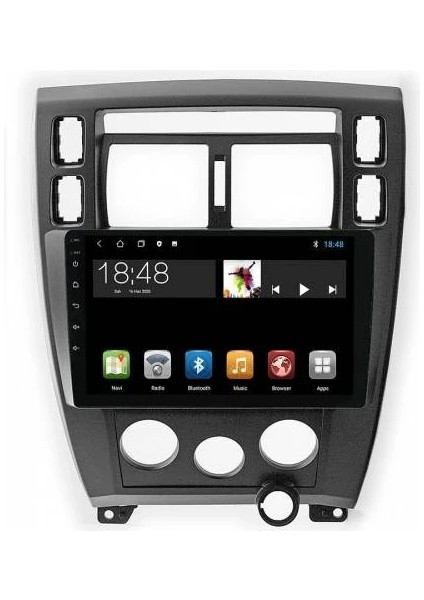 MYG-8128 Serisi Hyundai Tuscon 2004-2009 Model Uyumlu 8gb Ram 128GB Hafıza QLED Carplay Android Auto Destekli Multimedya Oem Navigasyonlu Teyp