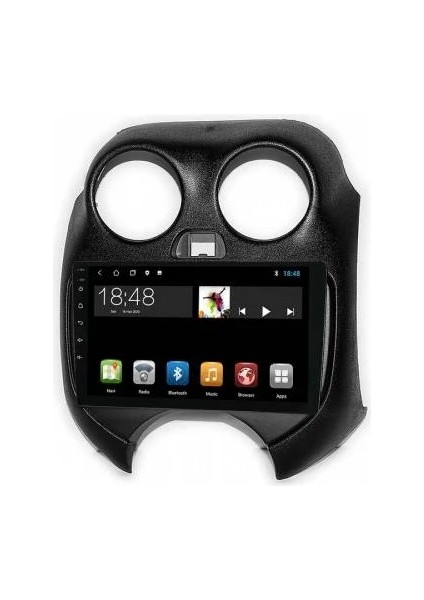 MYG-464 Serisi Nissan Micra 2011-2013 Model Uyumlu 4gb Ram 64GB Hafıza QLED Carplay Android Auto Destekli Multimedya Oem Navigasyonlu Teyp