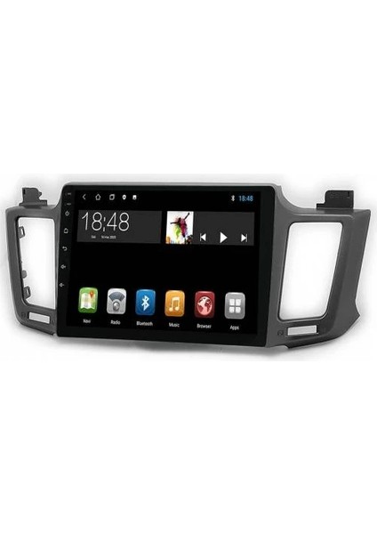 MYG-464 Serisi Toyota Rav4 2012-2018 Model Uyumlu 4gb Ram 64GB Hafıza QLED Carplay Android Auto Destekli Multimedya Oem Navigasyonlu Teyp