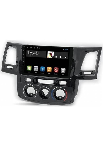 MYG-8128 Serisi Toyota Hilux 2008-2015 Model Uyumlu 8gb Ram 128GB Hafıza QLED Carplay Android Auto Destekli Multimedya Oem Navigasyonlu Teyp