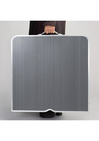 Funky Chaırs Tabureli Katlanabilir Piknik Masası Seti -Füme